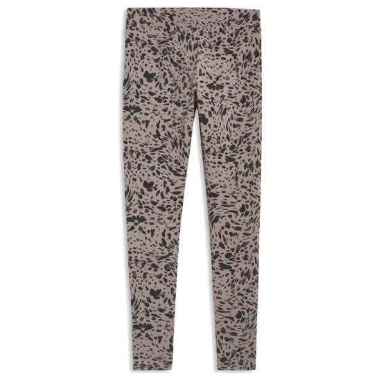 Puma Γυναικείο κολάν Essentials Graphics Animal Printed Mid-Rise Leggings